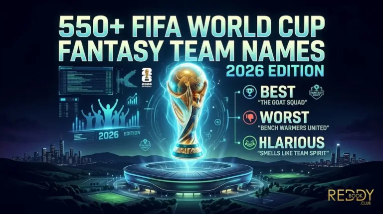 FIFA World Cup Fantasy Team Names
