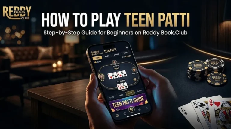How to Play Teen Patti on Reddy Book