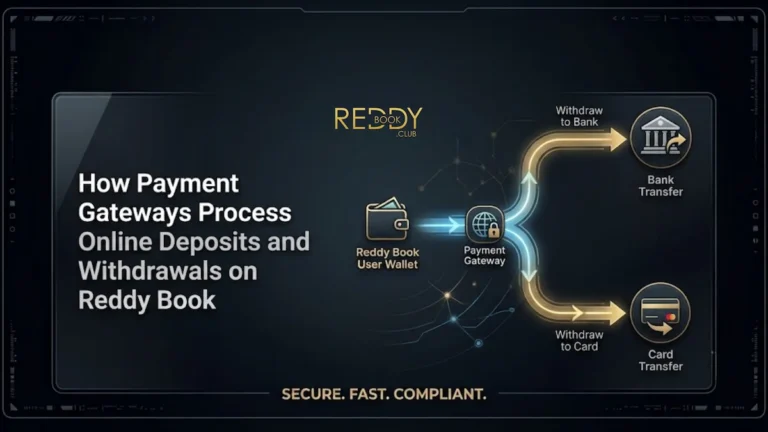 Payment Gateways Process Online Deposits and Withdrawals on Reddy Book