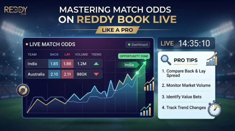 Reddy Book Match Odds