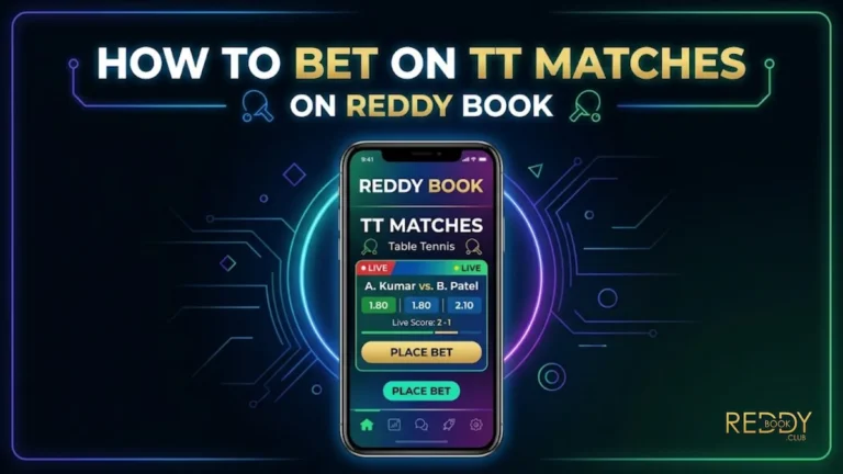 Reddy Book Table Tennis Betting Markets