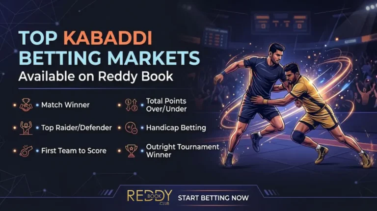 Kabaddi Betting Markets on Reddy Book