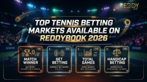 Tennis Betting Markets on Reddy Book